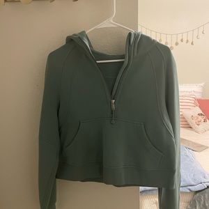 Lululemon Scuba Oversized Half-Zip Hoodie - Tidewater Teal